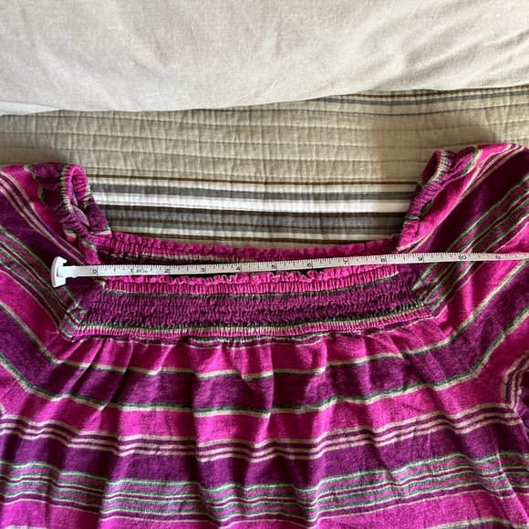 Ralph Lauren Chaps Denim Square Neck Top - Picture 8 of 9